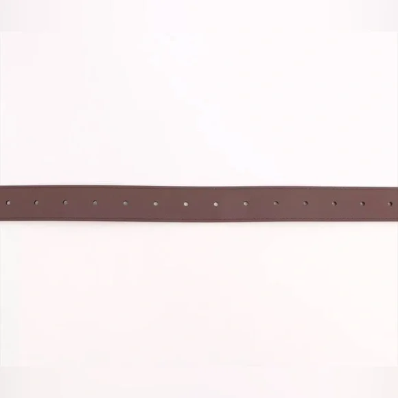 Gucci x Balenciaga 680456 BB Belt PVC & leather Beige×Brown Sz 30